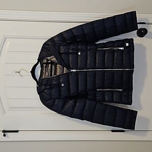 Navy Blue Women's Puffer Jacket Size S